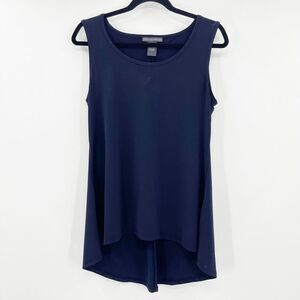 Chelsea & Theodore Women's Black Hi Low Tank Top Size M